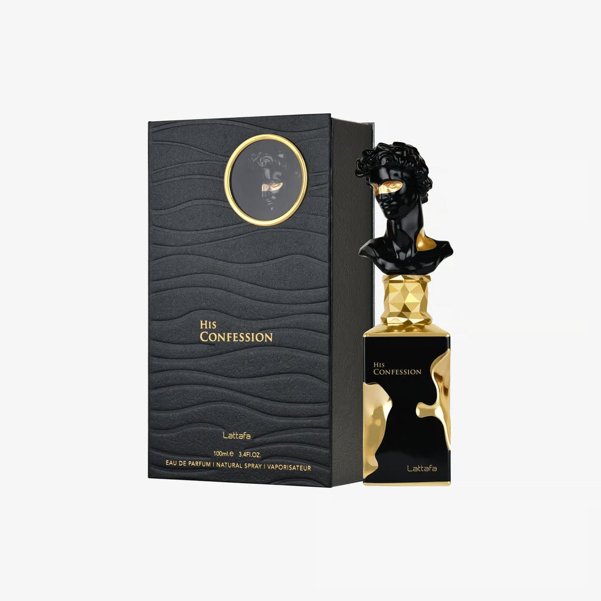His Confession Eau De Parfum 100ml (3.4oz) by Lattafa